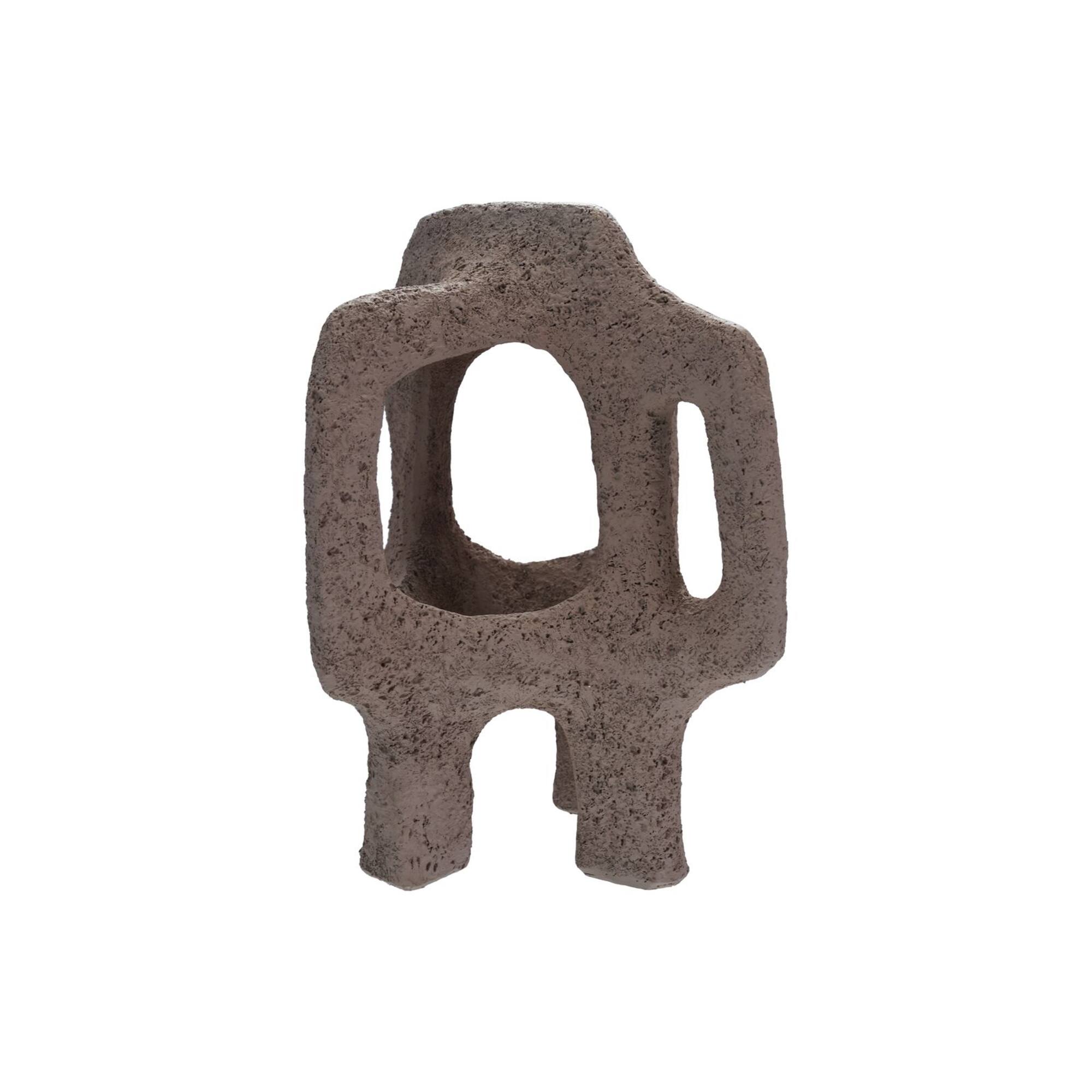 Hello Honey® Brown Volcano Finish Resin Abstract Décor